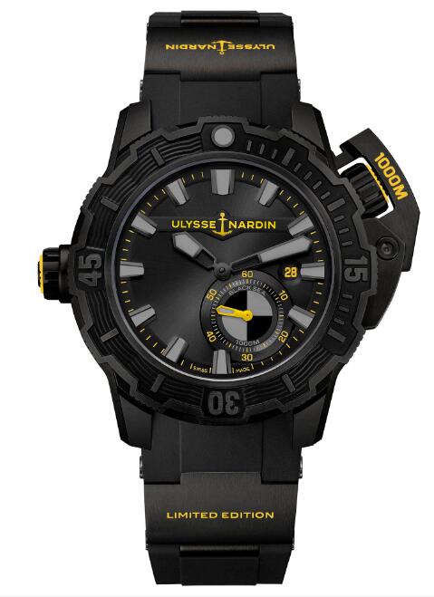 Review Best Ulysse Nardin Diver Deep Dive « One More Wave » Limited Edition 3203-500LE-3/BLACK-OMW watches sale